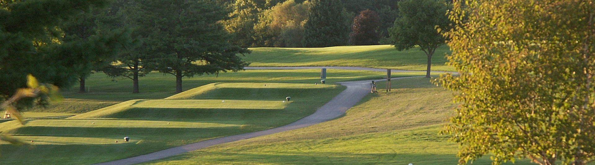 Golf course, cart path 